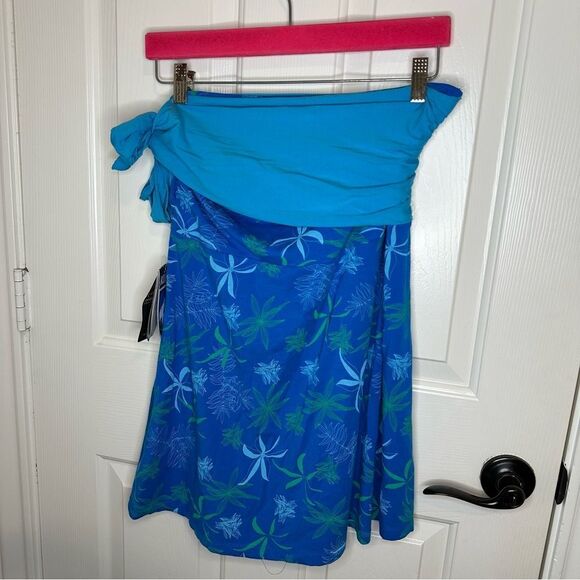 BNWT Kühl Blue Azure Convertible Styles Kai Skirt / Top Sz M Beach Cruise Vacay - Picture 4 of 9